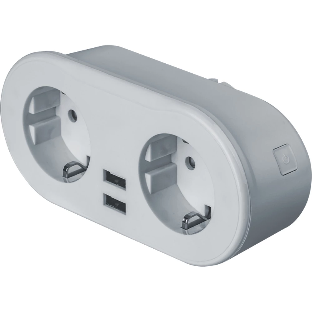 Розетка NAVIGATOR Smart Home NSH-ST-02-WiFi 2хUSB напряжение 100-240В, мощность 2300Вт 10А, цвет - белый 14556 Розетка NAVIGATOR Smart Home NSH-ST-02-WiFi 2хUSB напряжение 100-240В, мощность 2300Вт 10А, цвет - белый 14556