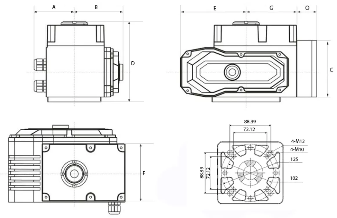 Электропривод MT-100-380