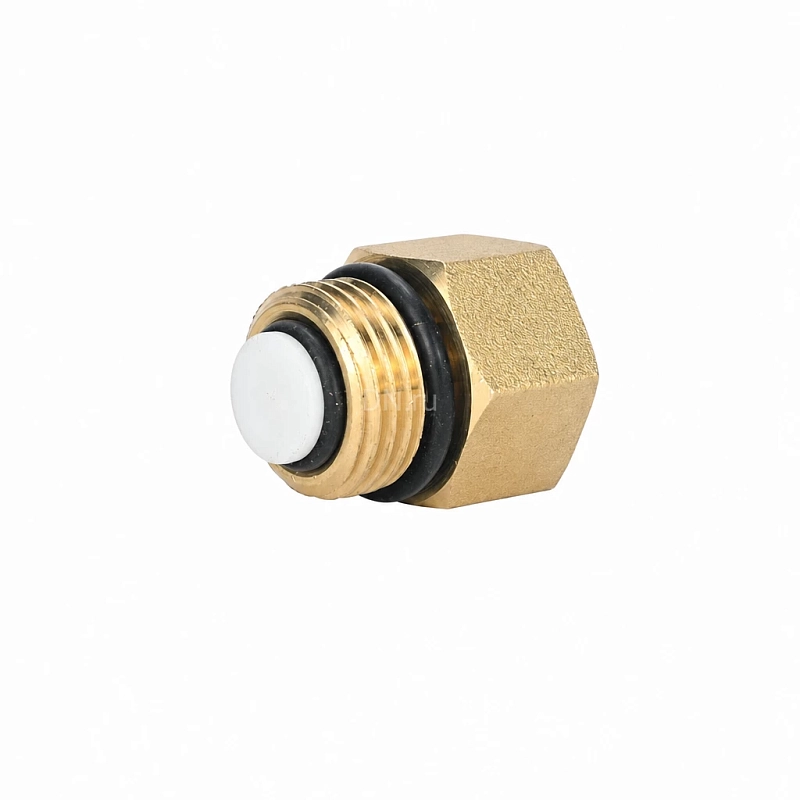 Воздухоотводчик поплавковый автоматический AVA00S-T Ду15 Ру10 корпус - латунь HPb57-3, материал золотника - Silicon, тип присоединения - резьбовой, угловой, с клапаном отсекающим VSAV0041E-T