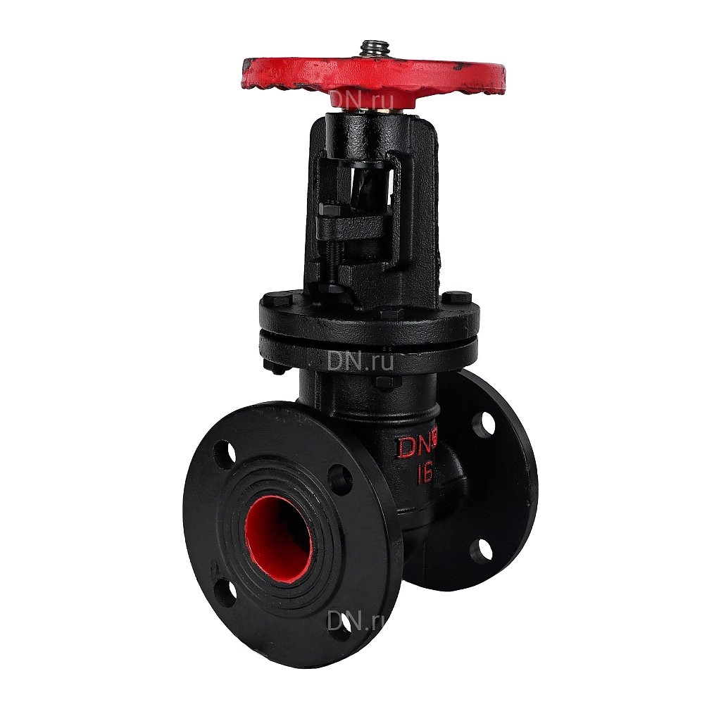 Задвижка параллельная 30ч6бр Ду50 Ру16 фланцевая, материал корпуса - чугун СЧ20, материал диска - чугун СЧ20, уплотнение - металл, со штурвалом (GVW1818M-2W-F-S)