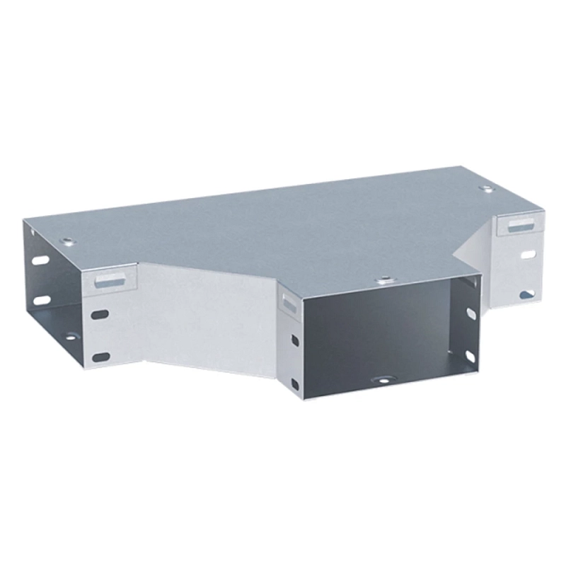 Ответвитель T-образный EKF T-Line HDZ 50х400 толщина материала – 1.2 мм, корпус – оцинкованная сталь, цвет - светло-серый, покрытие - горячее цинкование t5040008-1,2-HDZ